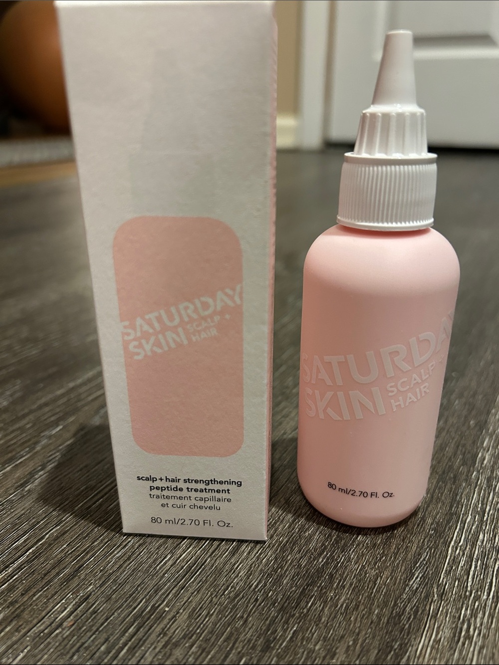 Saturday Skin Pink Scalp + Hair Strengthening Peptide Treatment